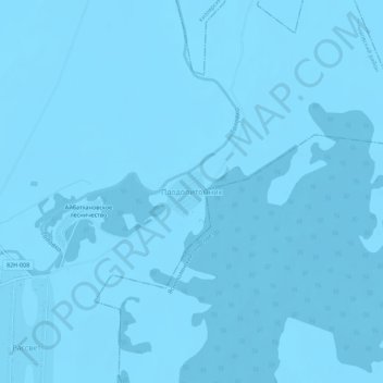 Mappa topografica Плодопитомник, altitudine, rilievo