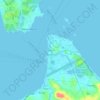 Mappa topografica Tabon, altitudine, rilievo