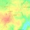 Mappa topografica Welborne, altitudine, rilievo