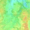 Mappa topografica Komptendorf, altitudine, rilievo
