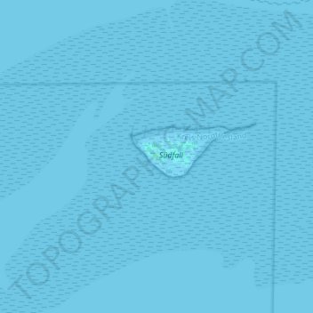 Mappa topografica Südfall, altitudine, rilievo