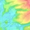 Mappa topografica La Vallée, altitudine, rilievo