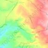 Mappa topografica Vivers, altitudine, rilievo