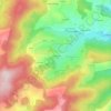 Mappa topografica Le Néanne, altitudine, rilievo