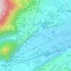 Mappa topografica Mugnai, altitudine, rilievo