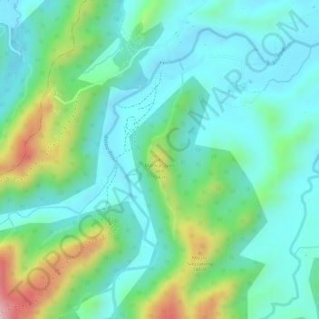 Mappa topografica Marikabayan Hill, altitudine, rilievo