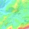 Mappa topografica Les Davids, altitudine, rilievo