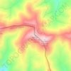 Mappa topografica Bonales Occidental, altitudine, rilievo
