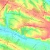 Mappa topografica Goulard, altitudine, rilievo