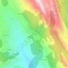 Mappa topografica Ελάτη, altitudine, rilievo