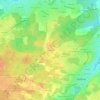Mappa topografica Le Peyrot, altitudine, rilievo