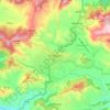 Mappa topografica Pithoragarh, altitudine, rilievo