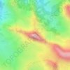 Mappa topografica Rocca la Meja, altitudine, rilievo