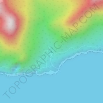 Mappa topografica Cachoeira da Lage, altitudine, rilievo