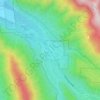 Mappa topografica Rhododendron, altitudine, rilievo