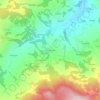 Mappa topografica Velleia Romana, altitudine, rilievo