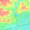 Mappa topografica North Fogelsville, altitudine, rilievo