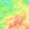 Mappa topografica Oensel, altitudine, rilievo