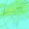 Mappa topografica Koranadu, altitudine, rilievo