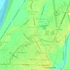 Mappa topografica Caritan Norte, altitudine, rilievo