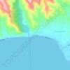 Mappa topografica Banalo, altitudine, rilievo