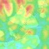 Mappa topografica Awaé, altitudine, rilievo