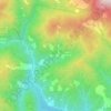 Mappa topografica Vallucciole, altitudine, rilievo