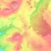 Mappa topografica La Croisée, altitudine, rilievo