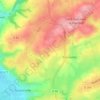 Mappa topografica La Bihellerie, altitudine, rilievo