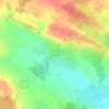 Mappa topografica Champigné, altitudine, rilievo