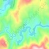 Mappa topografica Fornelos de Filloás, altitudine, rilievo