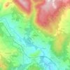 Mappa topografica Sillicagnana, altitudine, rilievo