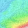 Mappa topografica Marcador, altitudine, rilievo