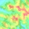 Mappa topografica Le Rouquet, altitudine, rilievo