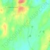 Mappa topografica Coedana, altitudine, rilievo