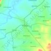 Mappa topografica Shikaripura, altitudine, rilievo