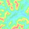 Mappa topografica Cruzeiro do Sul, altitudine, rilievo