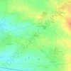 Mappa topografica Pommerou, altitudine, rilievo