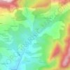 Mappa topografica Le Moulin, altitudine, rilievo