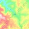 Mappa topografica Camp Meeker, altitudine, rilievo