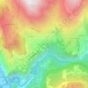 Mappa topografica Le Grand-Châtain, altitudine, rilievo