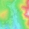 Mappa topografica Stava, altitudine, rilievo