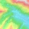 Mappa topografica Nock, altitudine, rilievo