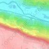 Mappa topografica Le Gros Saule, altitudine, rilievo
