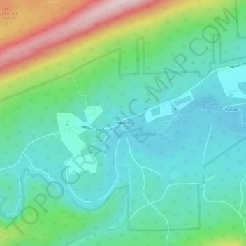 Mappa topografica Weikert, altitudine, rilievo