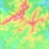Mappa topografica Bardos, altitudine, rilievo