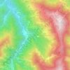 Mappa topografica Case Manera, altitudine, rilievo