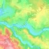 Mappa topografica Sansac-de-Marmiesse, altitudine, rilievo