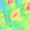 Mappa topografica Suberg, altitudine, rilievo