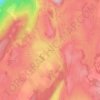 Mappa topografica La Vrine, altitudine, rilievo